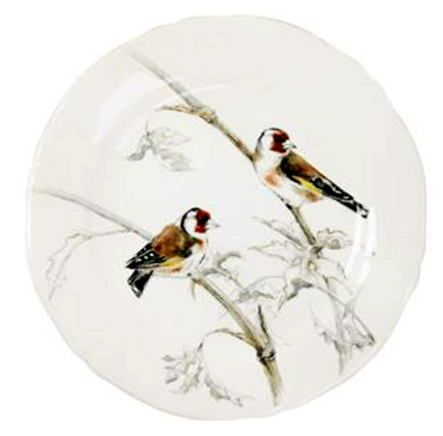 Les Oiseaux de la Foret Salad/Dessert Plate by Faiencerie De Gien-1