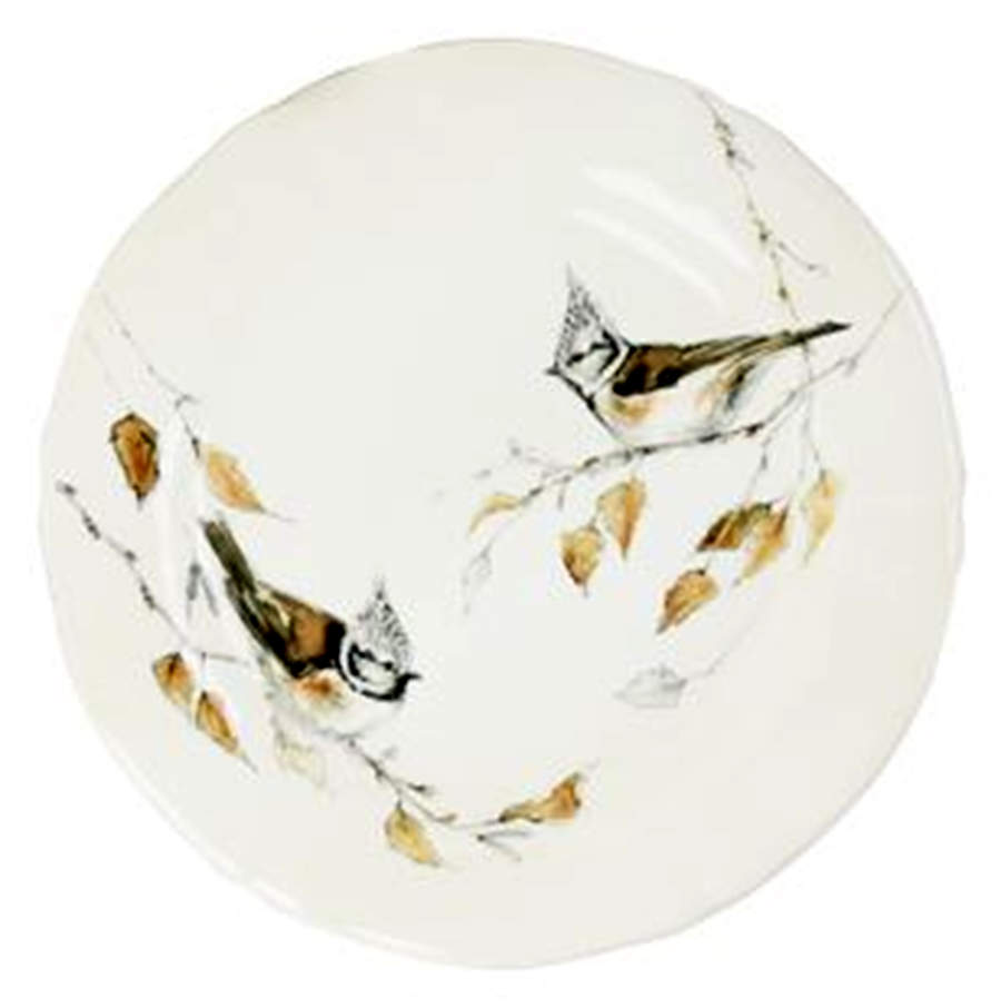 Les Oiseaux de la Foret Salad/Dessert Plate by Faiencerie De Gien-1