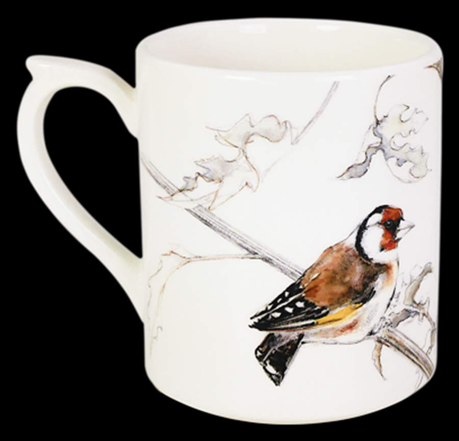 Les Oiseaux de la Foret Mug by Faiencerie De Gien-1