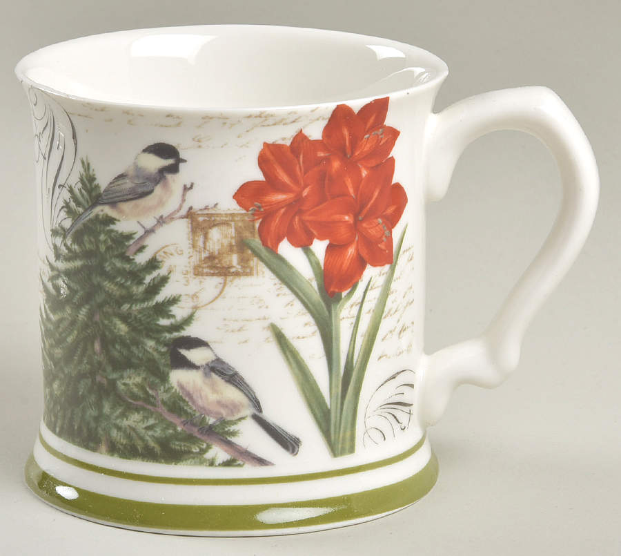Winter Cheer Bird Mug by Grace's Teaware-1