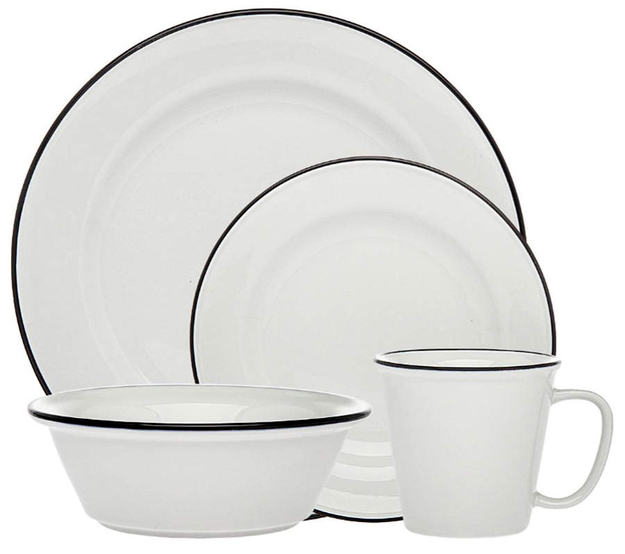 Bistro Black Band Dinner Plate by Godinger-1