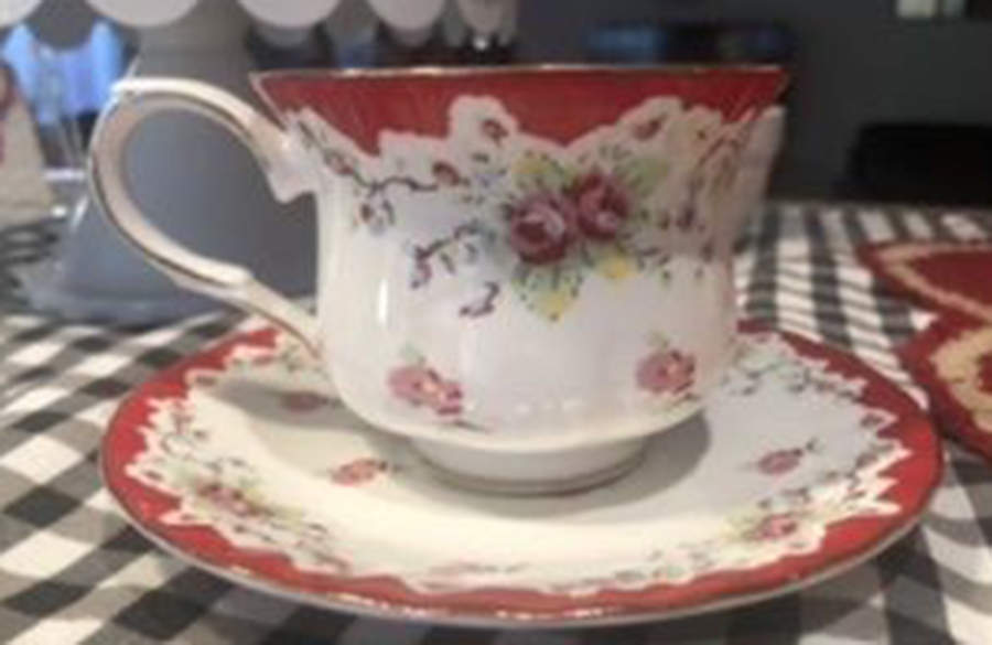 GTW45 Footed Cup & Saucer Set by Grace's Teaware-1