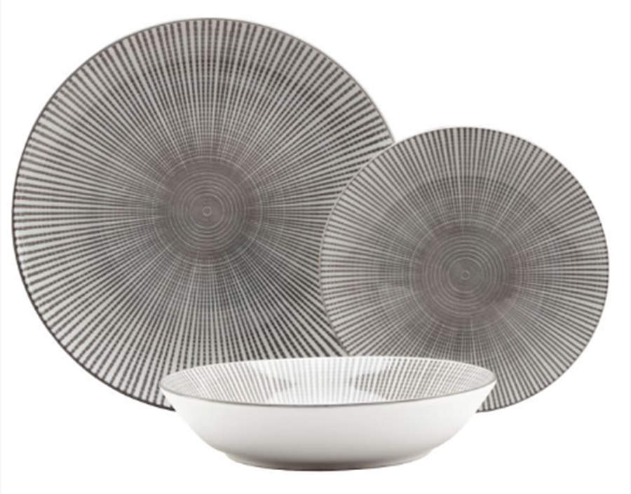 Laura Grey Dinner Plate by Godinger-1