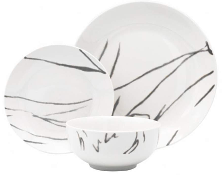 Boulon Black Dinner Plate by Godinger-1