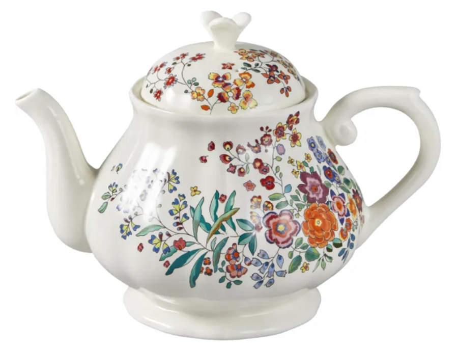 Poesie Teapot & Lid by Faiencerie De Gien-1