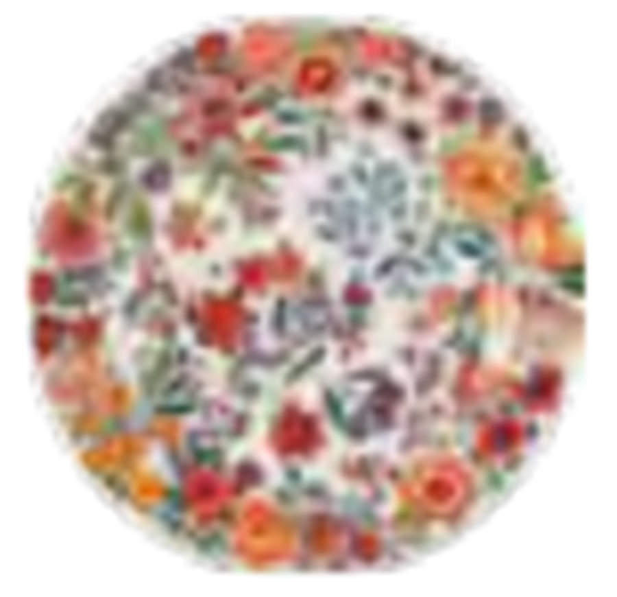 Poesie Coaster - Set of 2 by Faiencerie De Gien-1