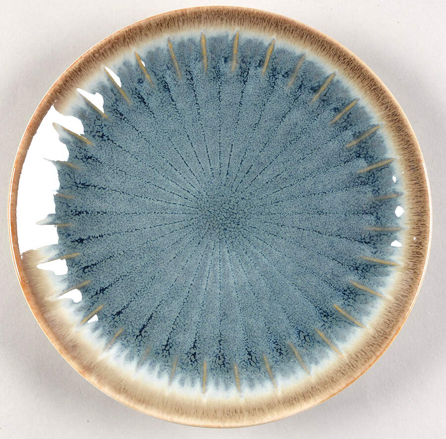 Mayfair Bay Blue Salad/Dessert Plate by Gibson Designs-1
