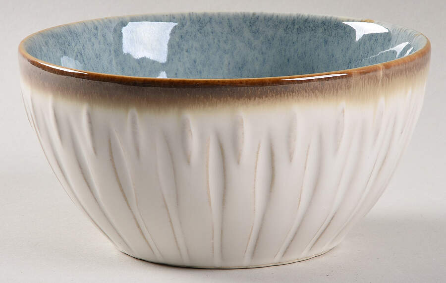 Mayfair Bay Blue Soup/Cereal Bowl by Gibson Designs-1