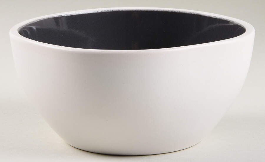 Soho Lounge Grey-White Soup/Cereal Bowl by Gibson Designs-1