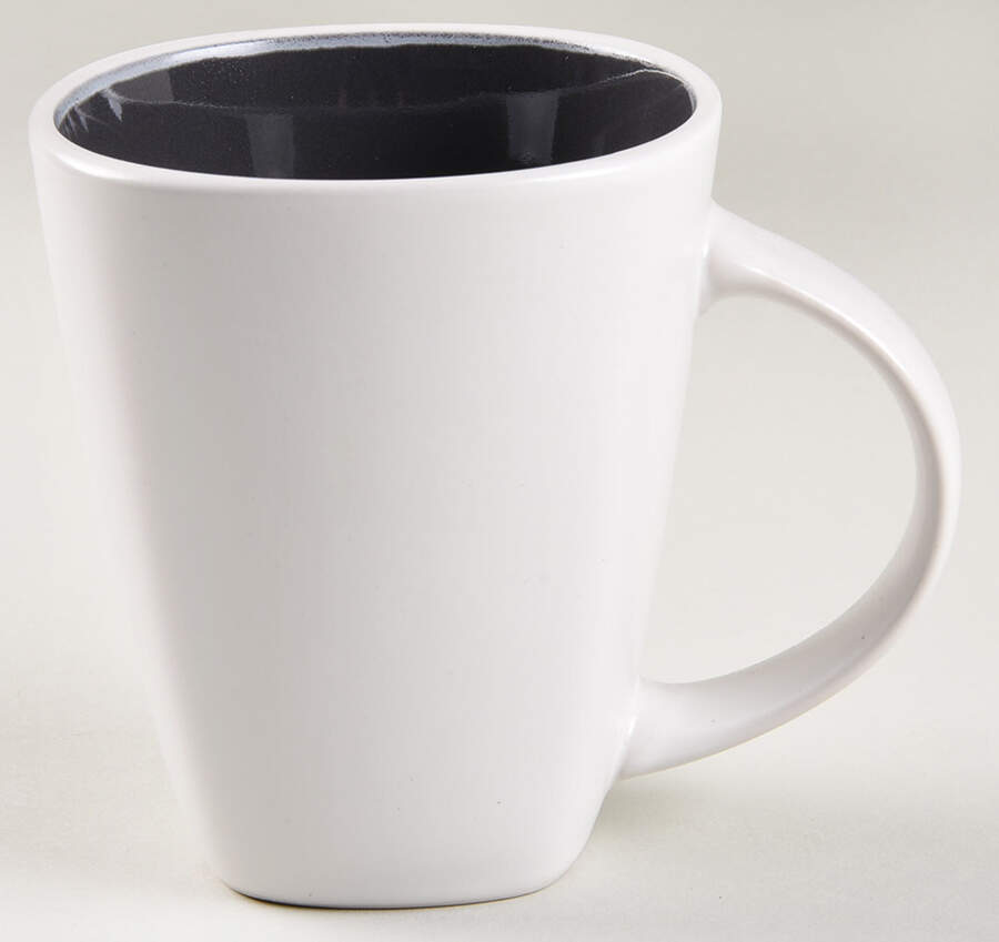 Soho Lounge Grey-White Mug by Gibson Designs-1