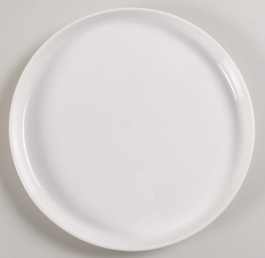 Oslo-White Dinner Plate by Gibson Designs-1