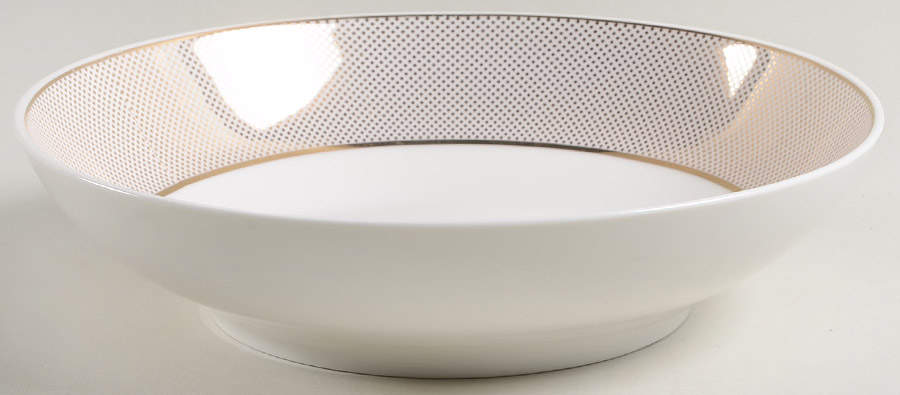 Gold Diamond Pin Individual Dinner Bowl by Grace's Teaware-1