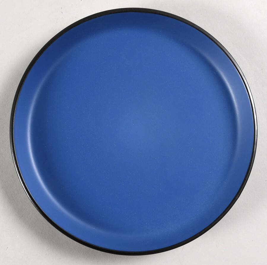 Soho Lounge Sofia Blue Salad/Dessert Plate by Gibson Designs-1