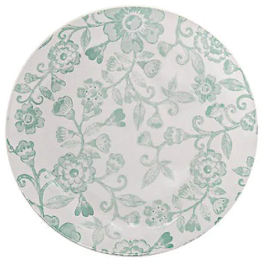 Dusty Floral Salad Plate by Godinger-1