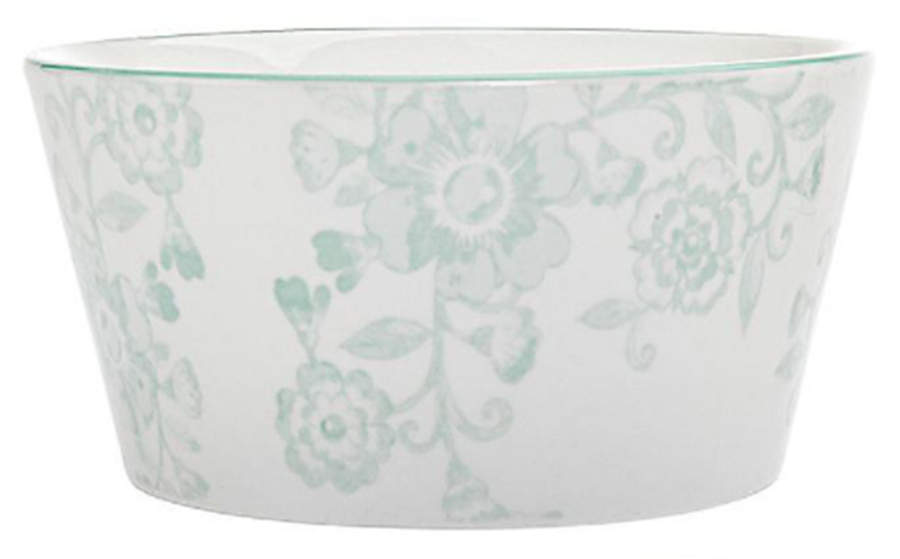 Dusty Floral Soup/Cereal Bowl by Godinger-1