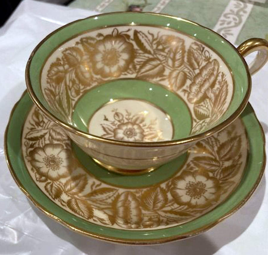 7843 Footed Cup & Saucer Set by Grosvenor-1