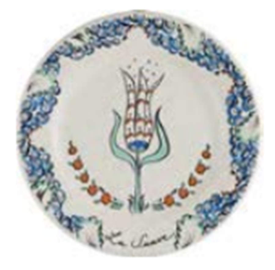 La Favorite Salad/Dessert Plate by Faiencerie De Gien-1