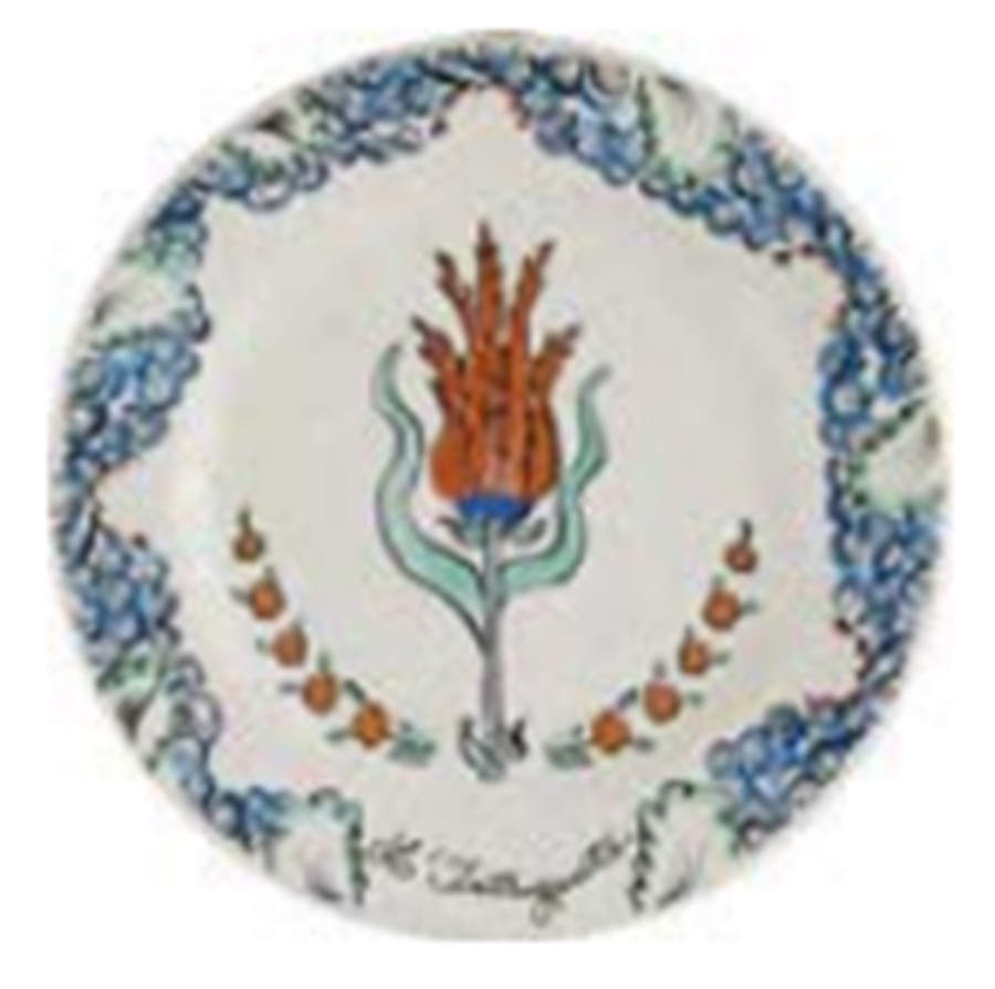 La Favorite Salad/Dessert Plate by Faiencerie De Gien-1