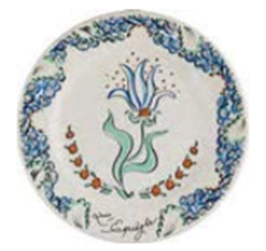 La Favorite Salad/Dessert Plate by Faiencerie De Gien-1