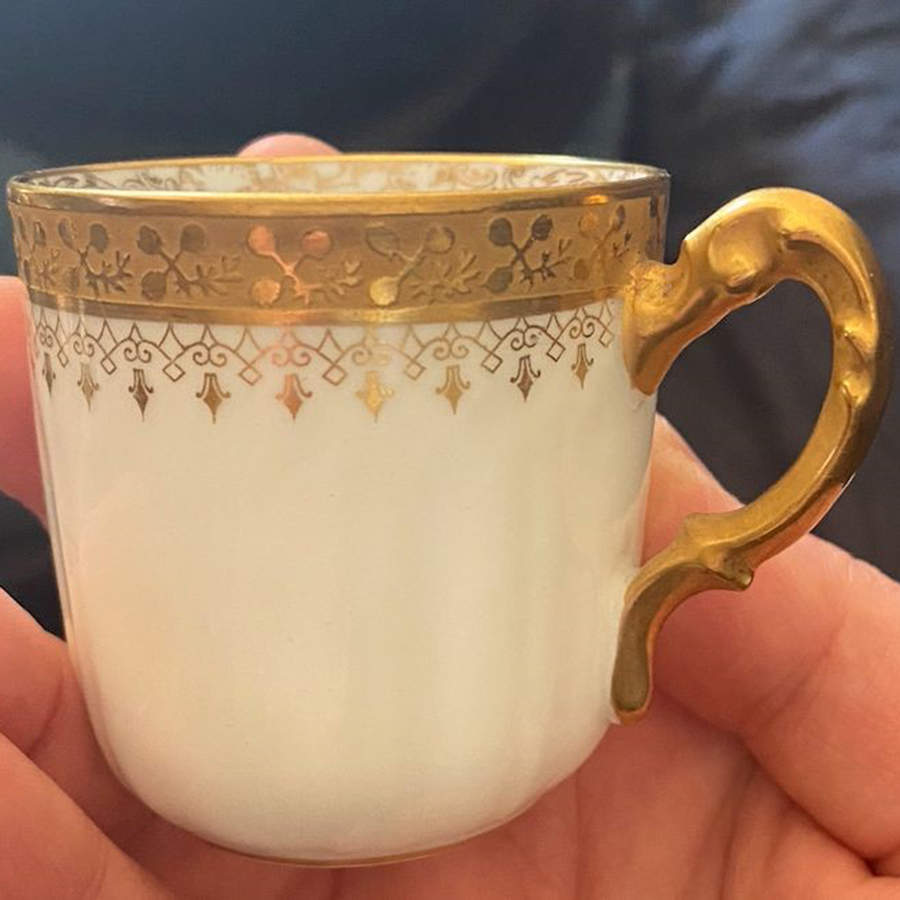 GUE837 Flat Demitasse Cup by WM Guerin-1