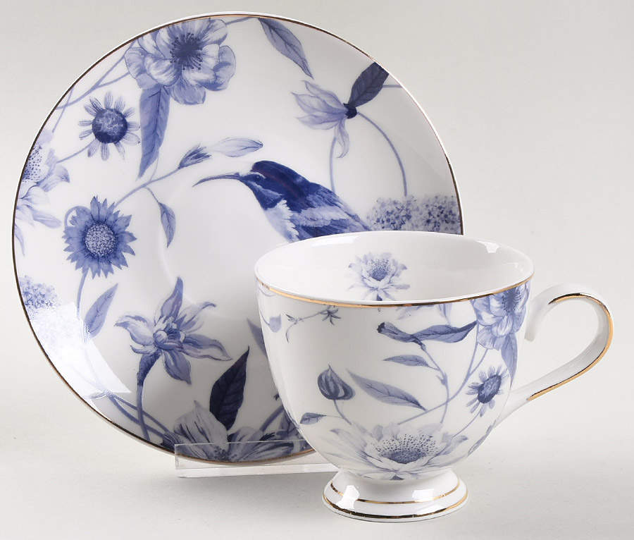 GTW48 Footed Cup & Saucer Set by Grace's Teaware-1