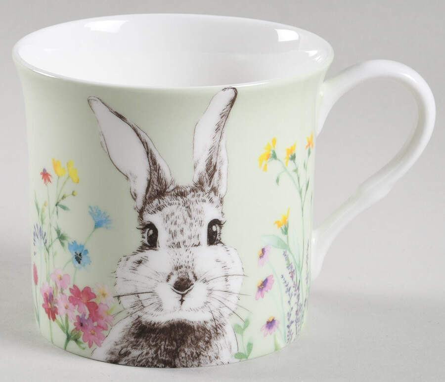 Forest Bunny Mug by Gracie Bone China-1