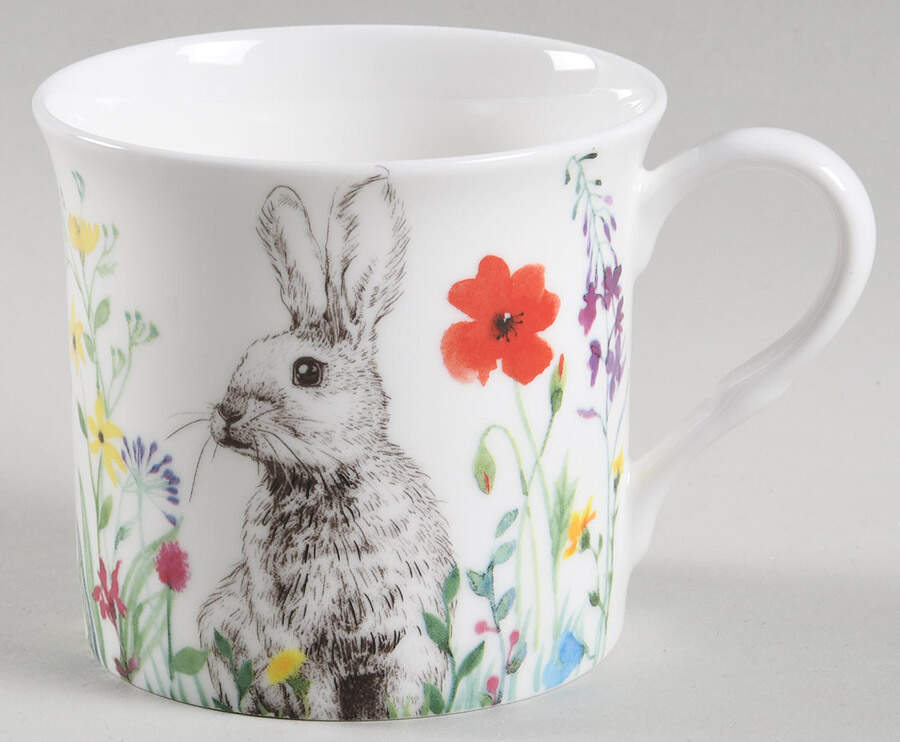 Forest Bunny Mug by Gracie Bone China-1