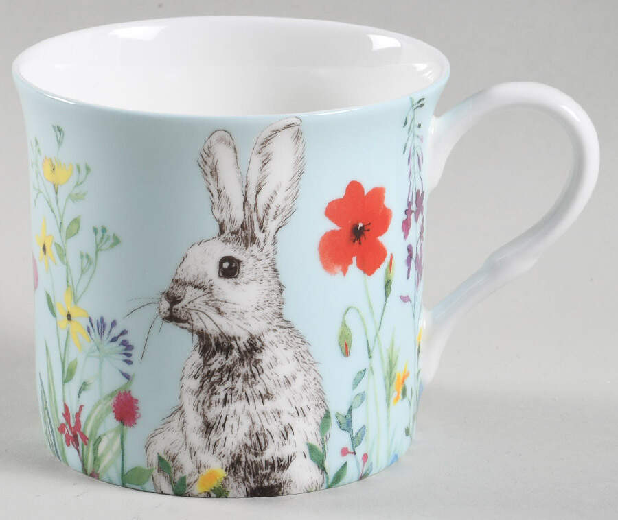 Forest Bunny Mug by Gracie Bone China-1