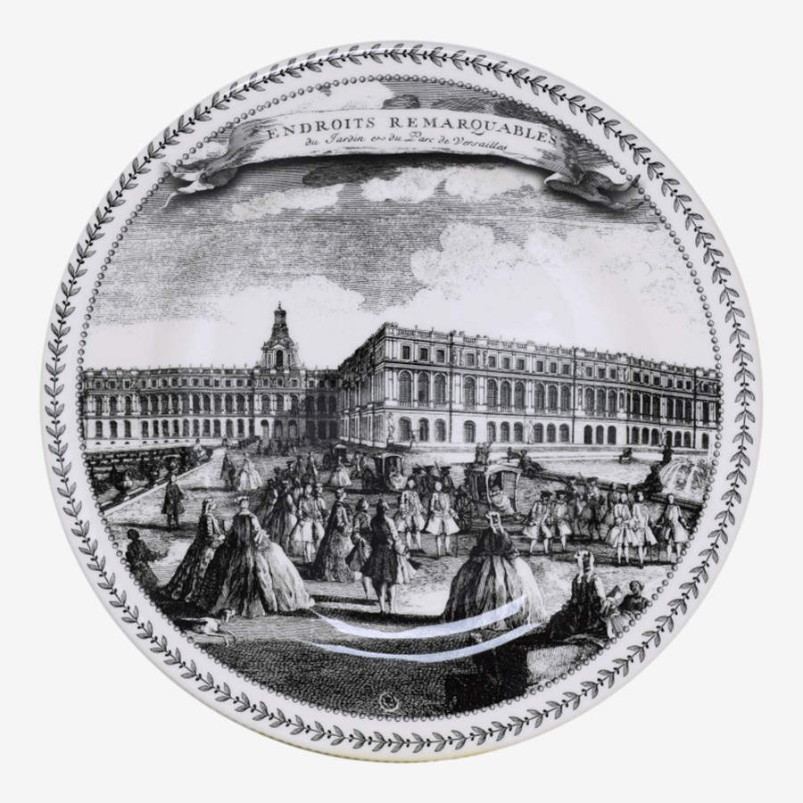 Endroits Remarquables Dessert/Pie Plate by Faiencerie De Gien-1