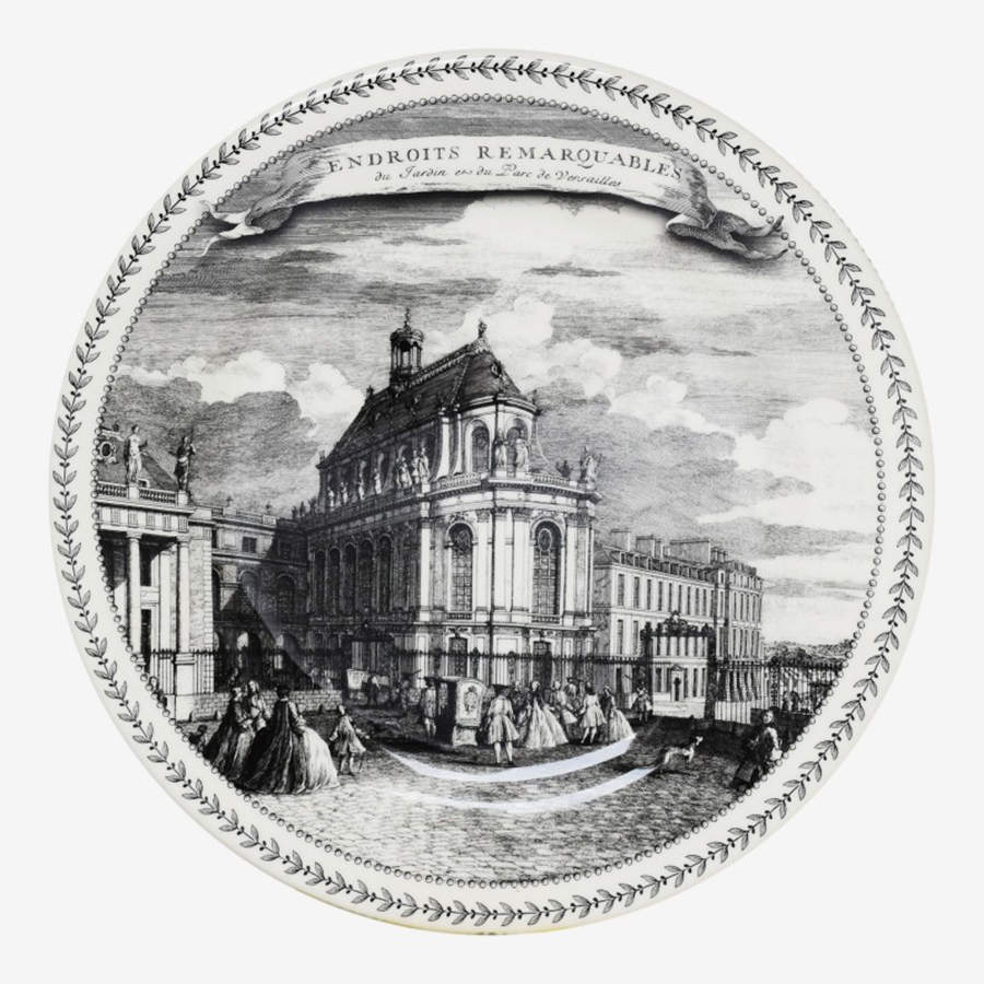 Endroits Remarquables Dessert/Pie Plate by Faiencerie De Gien-1