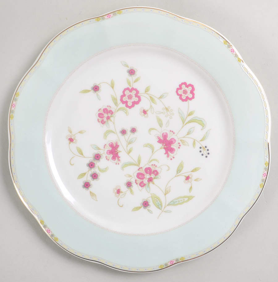 Corn Floral Salad Plate by Grace's Teaware-1
