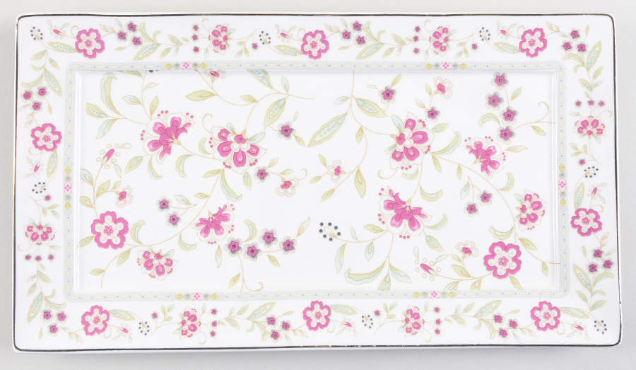 Corn Floral 12" Sandwich Tray by Grace's Teaware-1