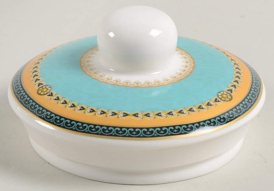 Emperor Garden Lid for Medium Canister by Grace's Teaware-1