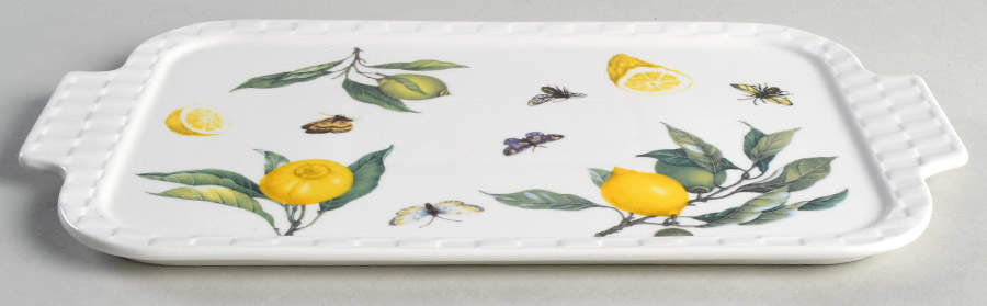 Lemon Bee Lid for Rectangular Baker by Grace's Teaware-1