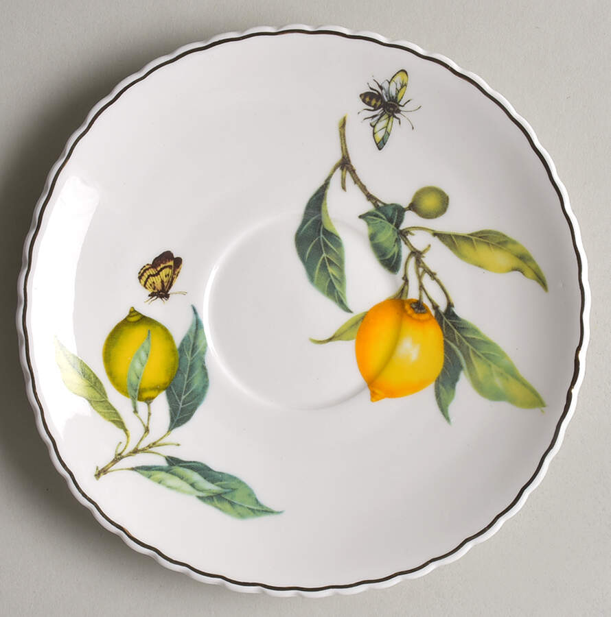 Lemon Bee Saucer for Footed Cup by Grace's Teaware-1