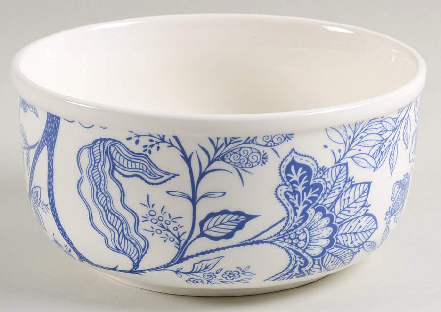 Blue Vine 6" Storage Ceramic Bowl by Grace's Teaware-1