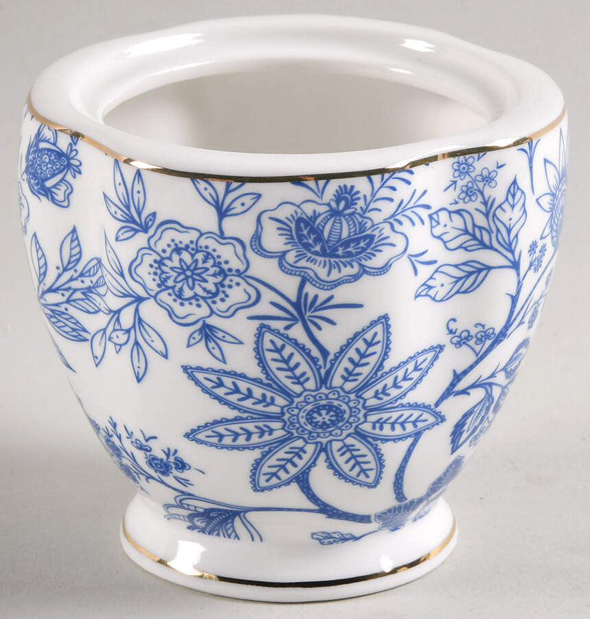 Blue Vine Sugar Bowl No Lid by Grace's Teaware-1