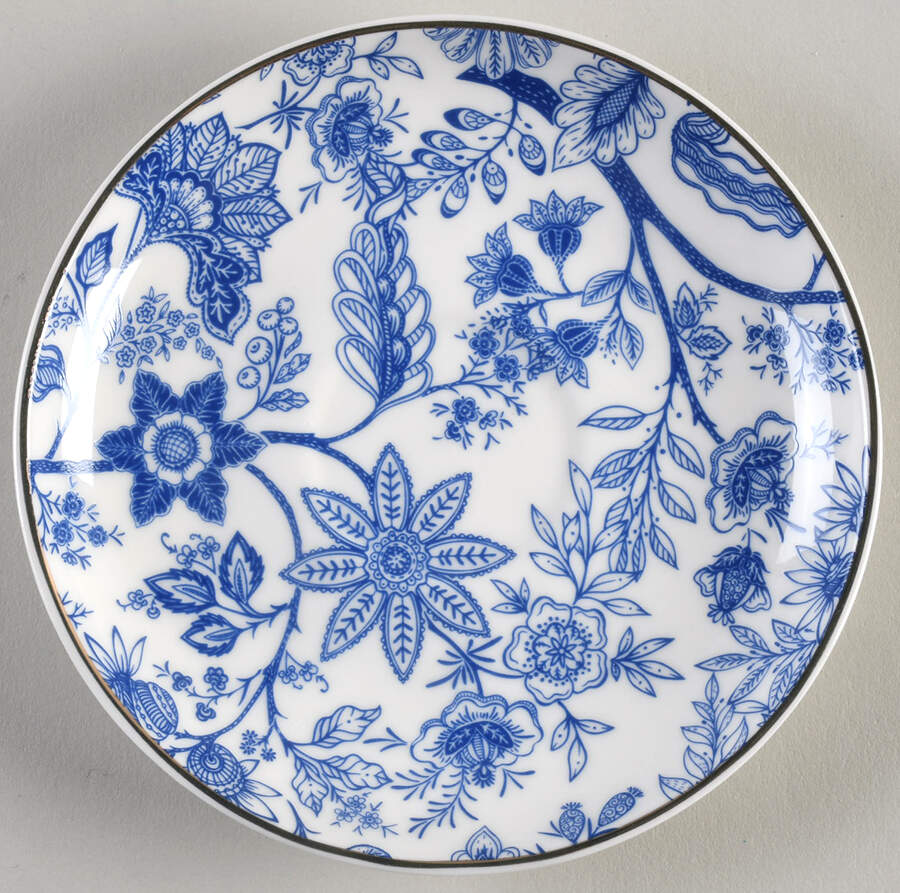 Blue Vine Saucer for Demitasse Cup by Grace's Teaware-1