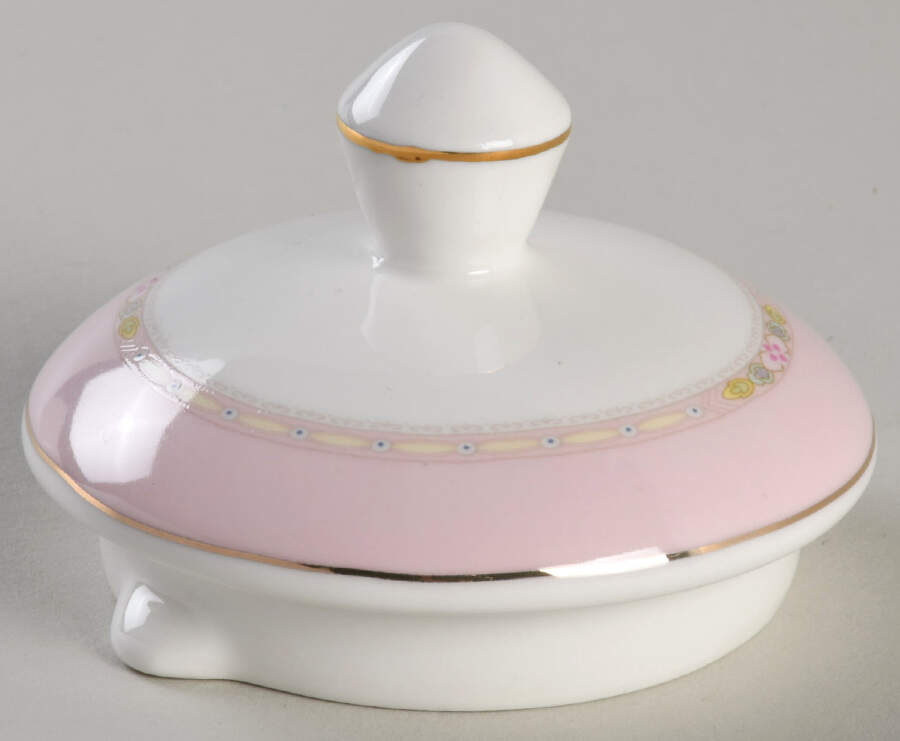 Corn Floral Pink Lid for Teapot by Grace's Teaware-1
