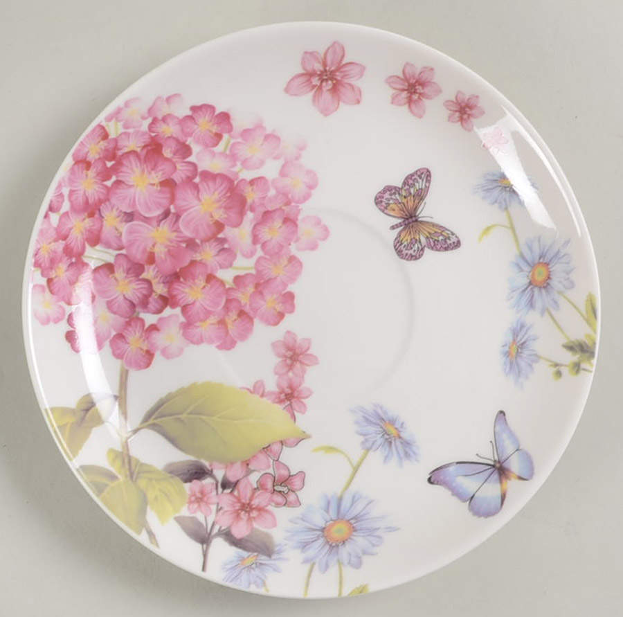 Hydrangea Saucer by Grace's Teaware-1