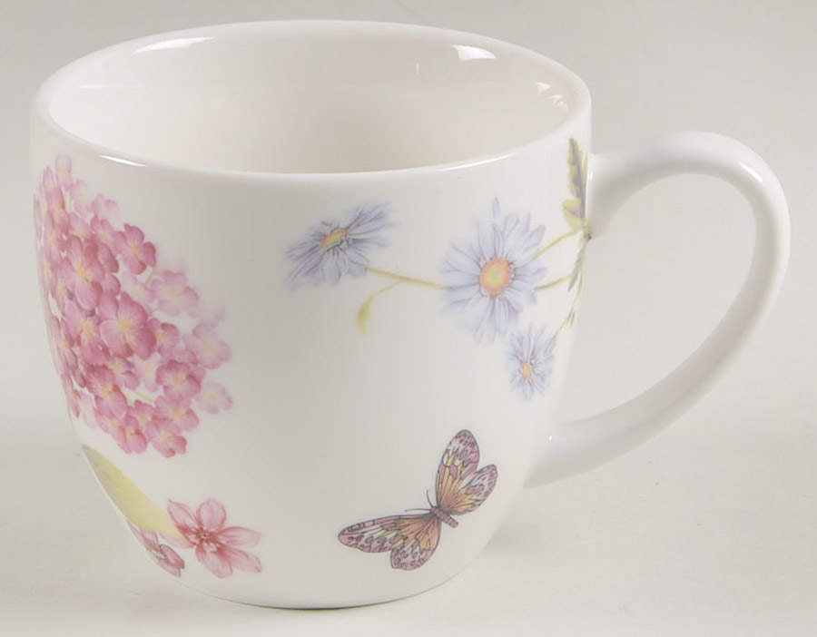 Hydrangea Flat Cup by Grace's Teaware-1