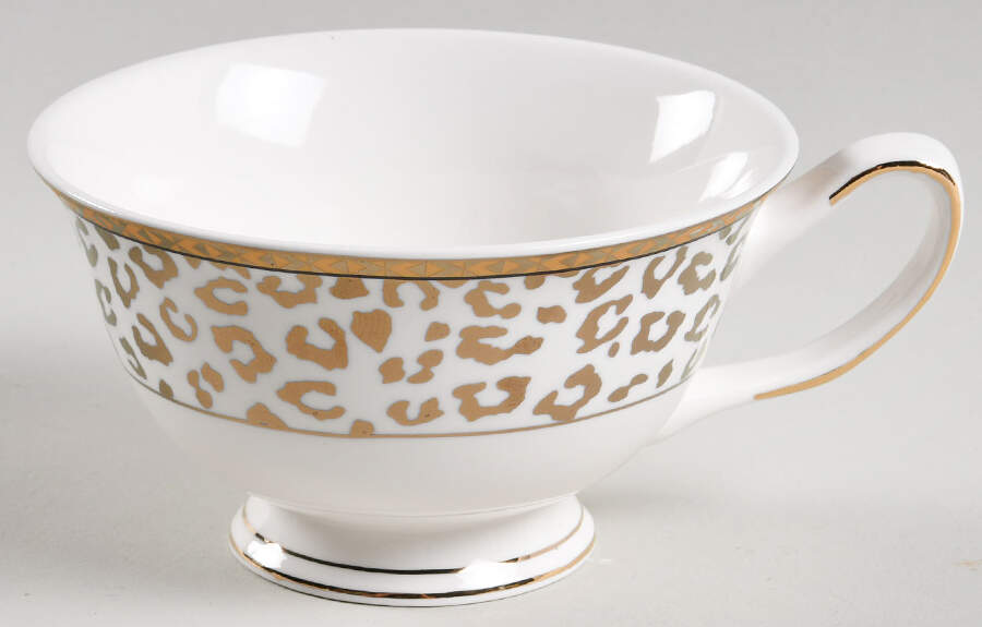 Leopard Gold Footed Cup by Grace's Teaware-1