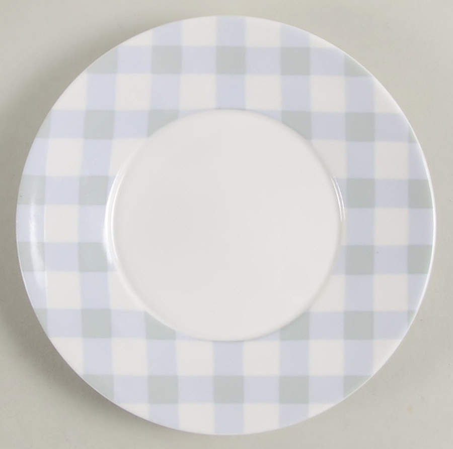 Plaid Bunny Saucer for Flat Cup by Grace's Teaware-1