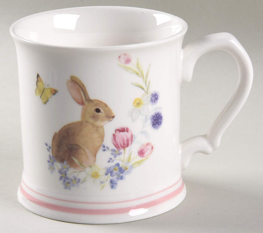 Plaid Bunny Mug by Grace's Teaware-1