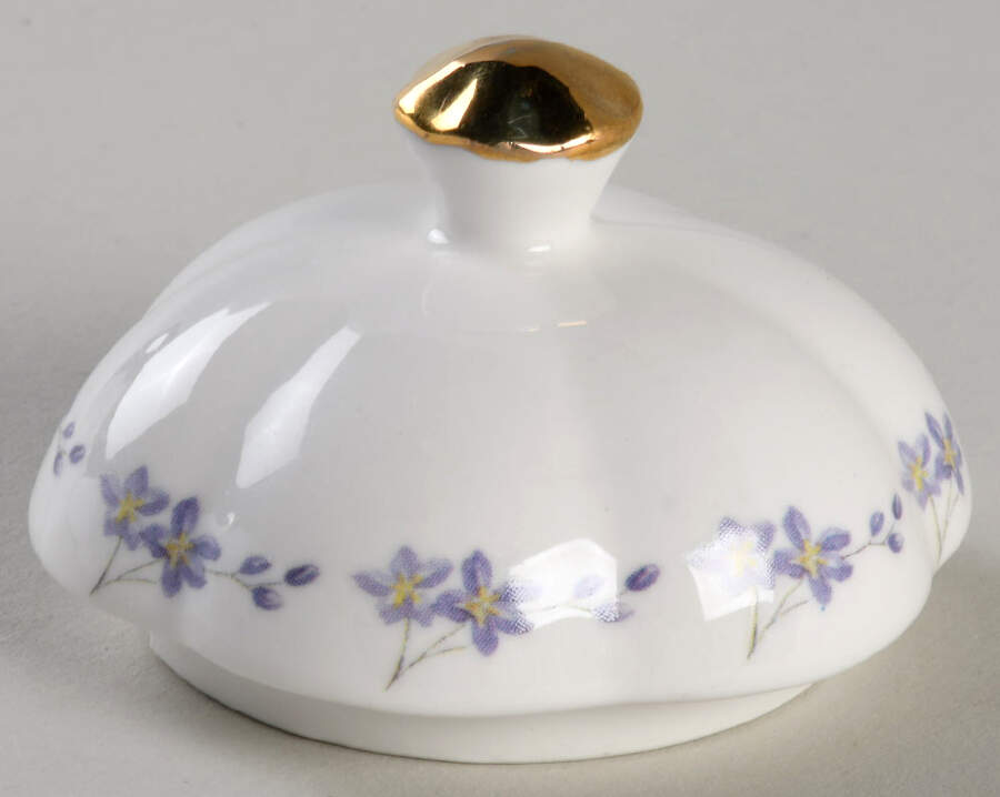 Plaid Bunny Lid for Sugar Bowl by Grace's Teaware-1