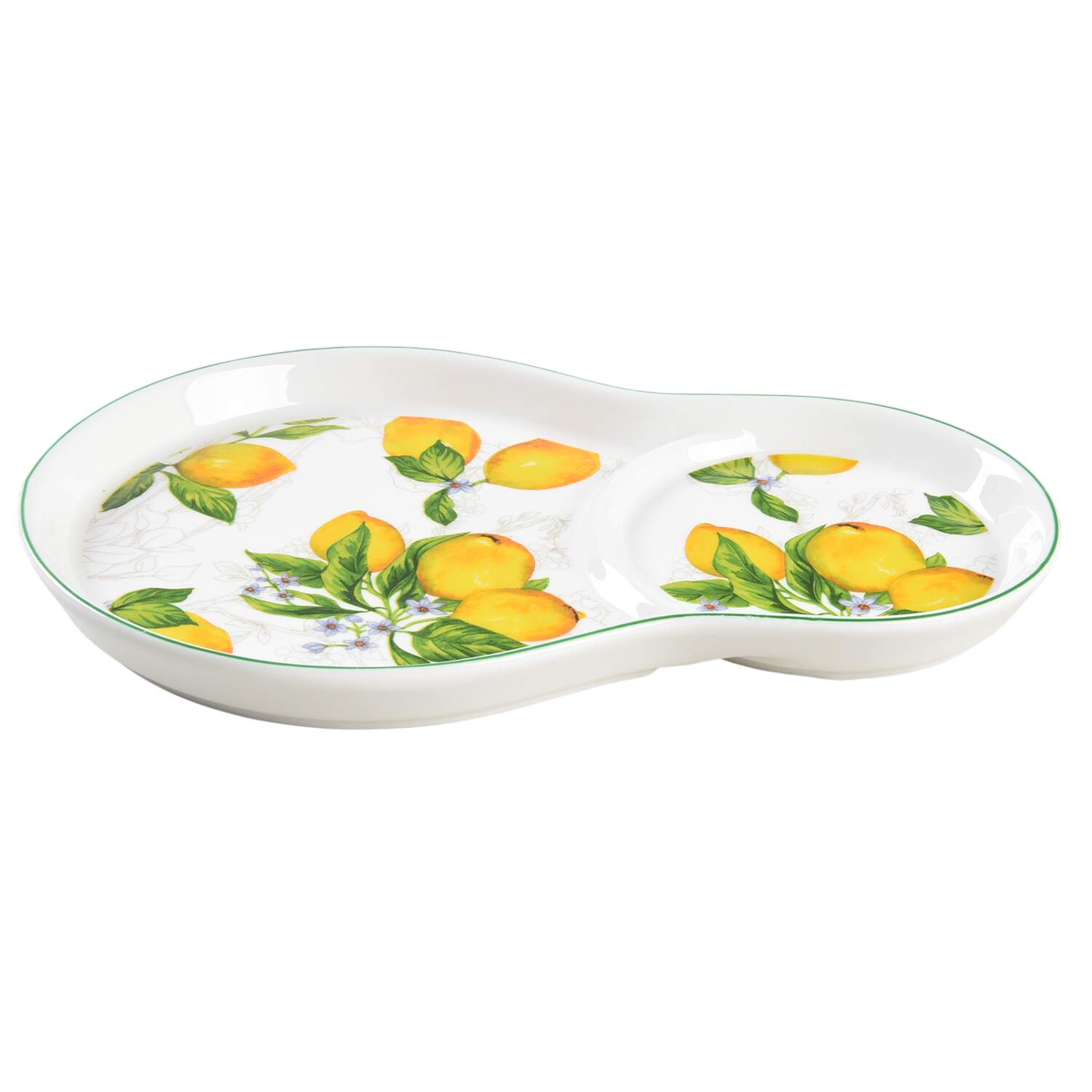 Lemon Green Snack Plate by Grace's Teaware-1