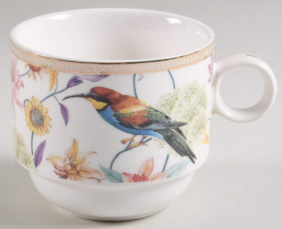 Daisy and Bird Stackable Mug by Grace's Teaware-1