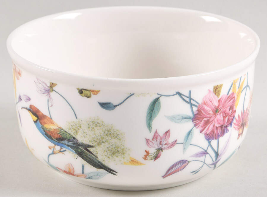 Daisy and Bird 16 Oz Round Plastic Microwave Bowl No Vent Lid by Grace's Teaware-1