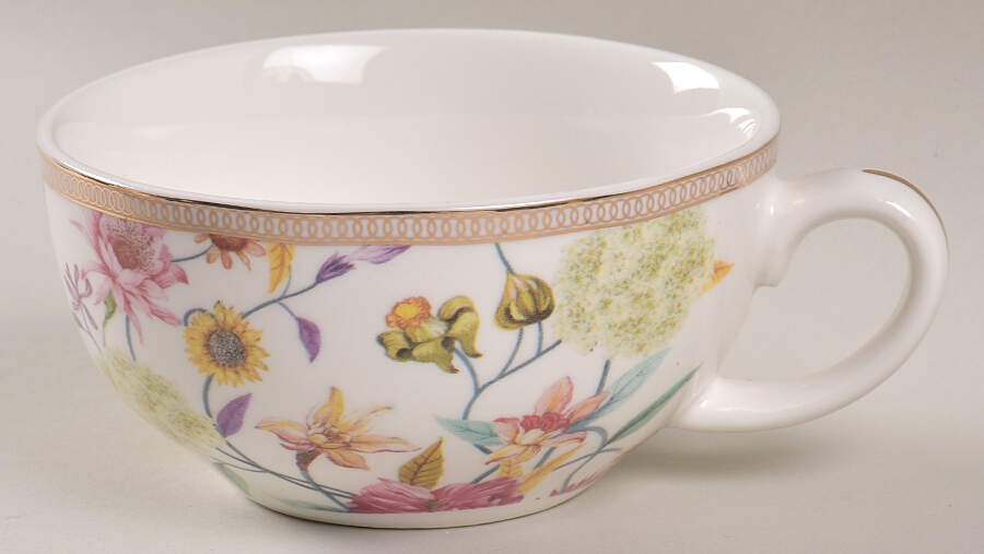 Daisy and Bird Cup for Tea for 1 by Grace's Teaware-1