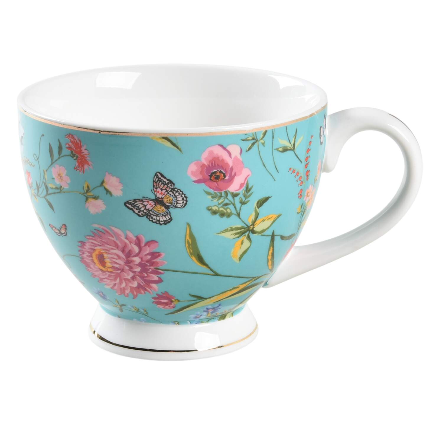 Daisy and Bird Jumbo Mug by Grace's Teaware-1